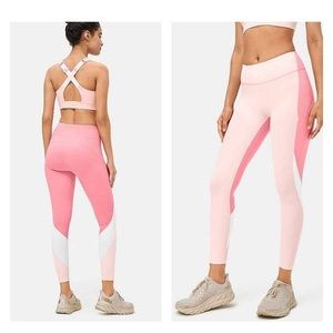 OUTDOOR VOICES Zoom 7/8 SuperForm High Rise Pink Leggings